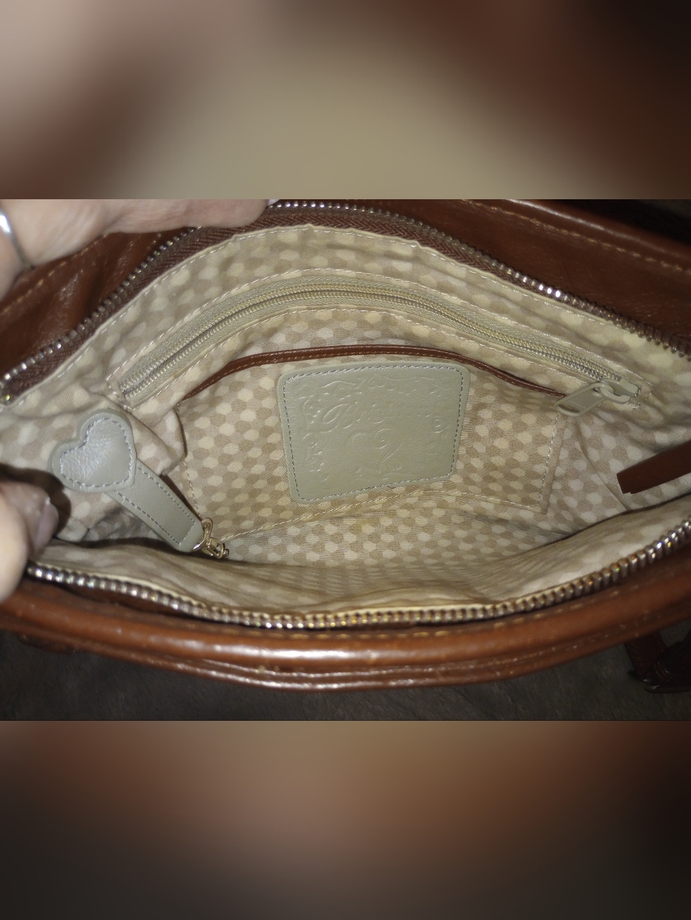 Brighton Yellow and Brown Straw Crossbody Bag - Picture 6 of 13